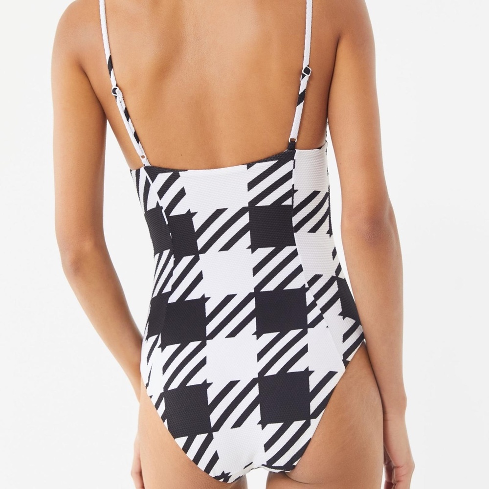 Onia Isabella Houndstooth One Piece Swimsuit - Picture 2 of 8